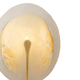 Whitman Wall Sconce 12", Gold Leaf and Art Glass