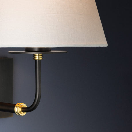 Eamon Wall Sconce 11", Distressed Bronze and Aged Brass