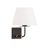 Eamon Wall Sconce 11", Distressed Bronze and Aged Brass