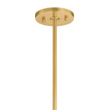 Ravenna Medium Pendant 13", Light Blue and Aged Brass