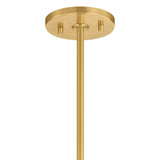 Ravenna Large Pendant 16", Light Blue and Aged Brass