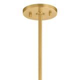 Ravenna Large Pendant 16", Cream and Aged Brass