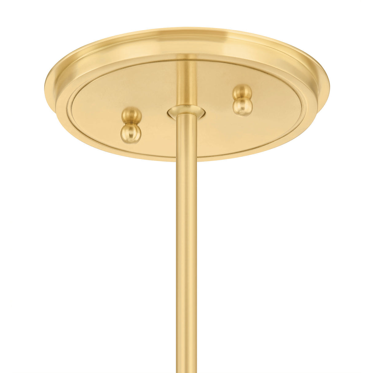 Marcelle Oversized Pendant 40", Aged Brass and Linen