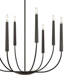 Solana 8 Light Chandelier 34", Aged Iron