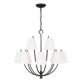 Cordelia 12 Light Chandelier 30", Aged Iron