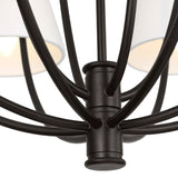 Cordelia 12 Light Chandelier 30", Aged Iron