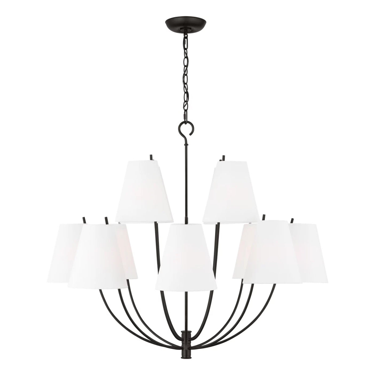 Cordelia 12 Light Chandelier 40", Aged Iron