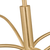 Harwick 6 Light Chandelier 32", Gilded Brass