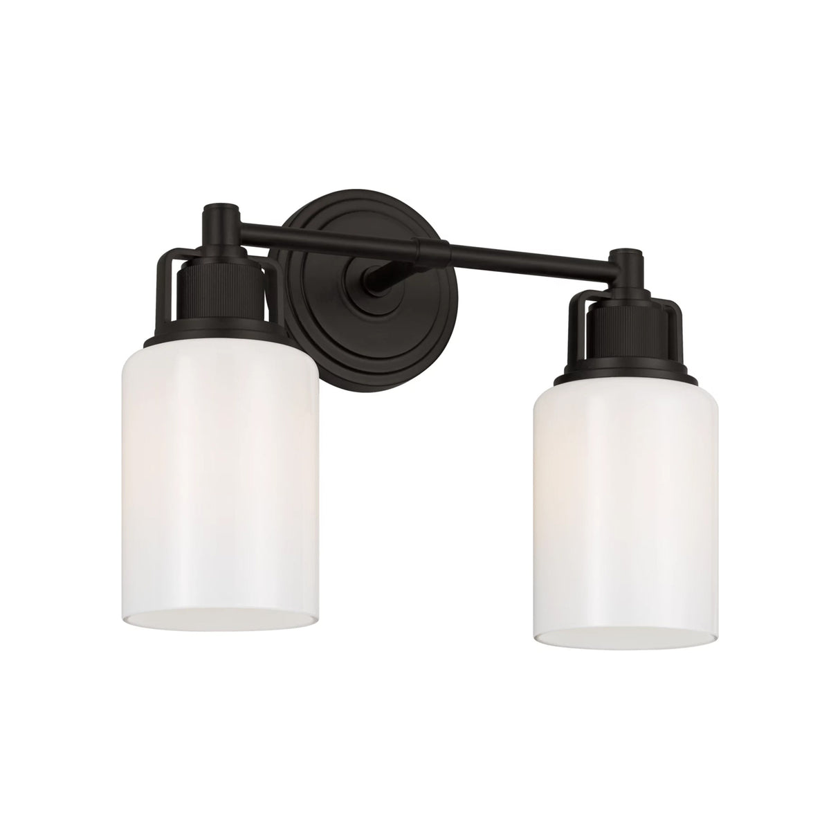 Claxton 2 Light Vanity 14", Aged Iron