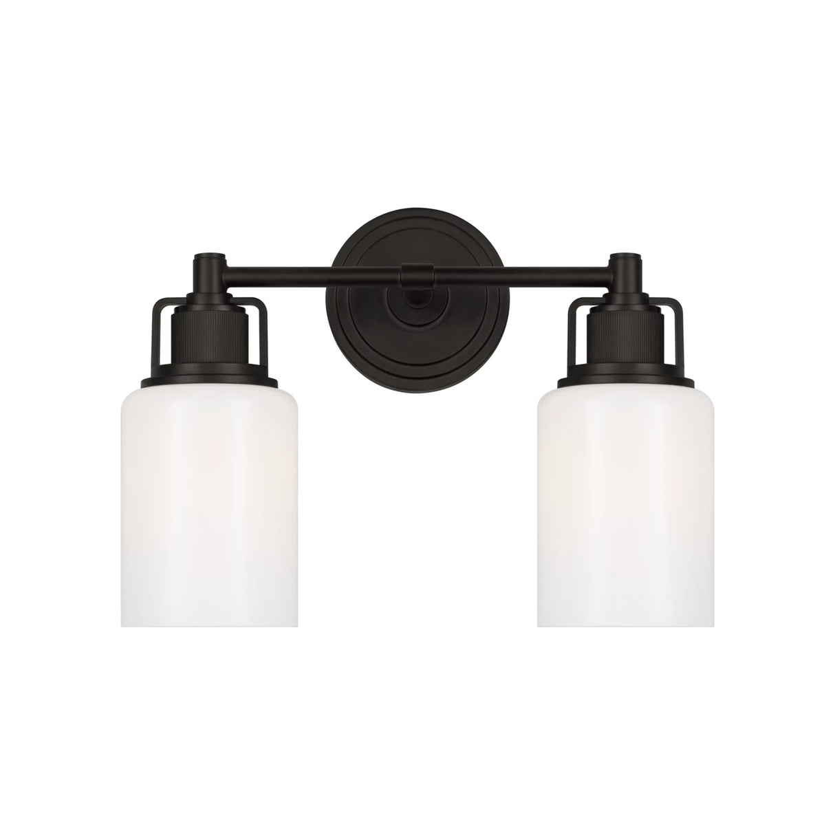 Claxton 2 Light Vanity 14", Aged Iron