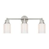 Claxton 3 Light Vanity 24", Polished Nickel