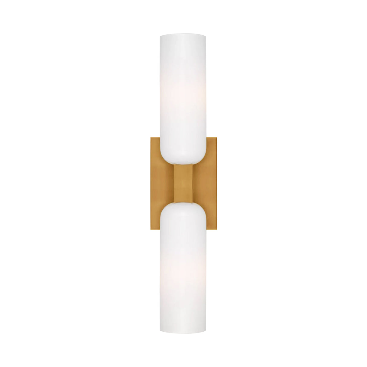 Vesper 2 Light Vanity 21", Modern Brass