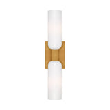 Vesper 2 Light Vanity 21", Modern Brass