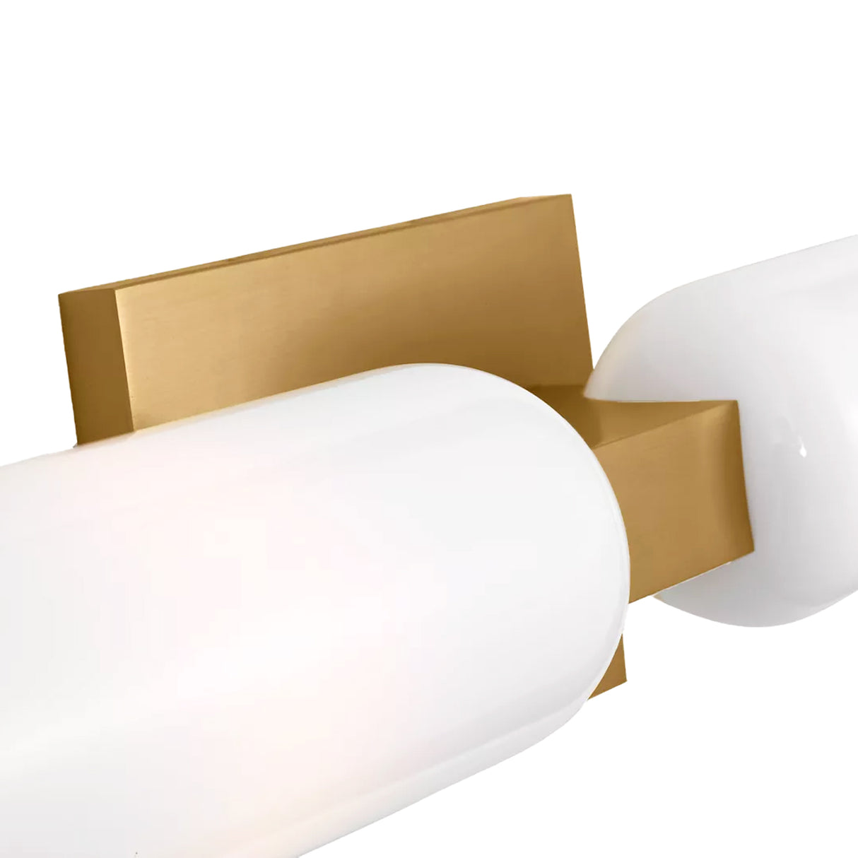 Vesper 2 Light Vanity 21", Modern Brass