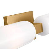 Vesper 2 Light Vanity 21", Modern Brass