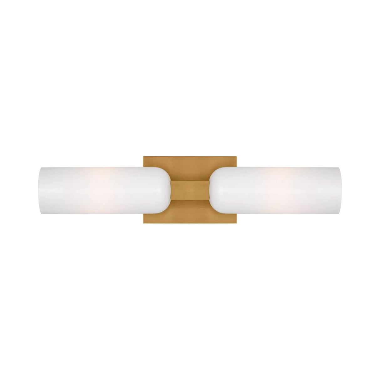 Vesper 2 Light Vanity 21", Modern Brass
