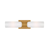 Vesper 2 Light Vanity 21", Modern Brass