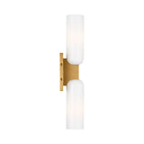 Vesper 2 Light Vanity 21", Modern Brass