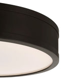 Merton Round LED Semi-Flush 12", Aged Iron