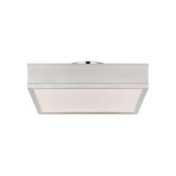 Merton Square LED Semi-Flush 12", Polished Nickel