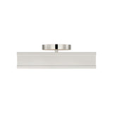 Merton Square LED Semi-Flush 12", Polished Nickel