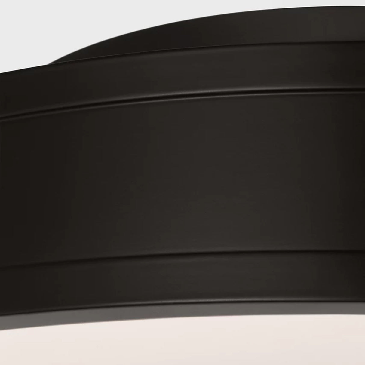 Merton Round LED Semi-Flush 16", Aged Iron