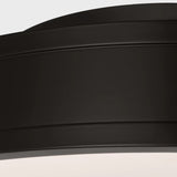 Merton Round LED Semi-Flush 16", Aged Iron