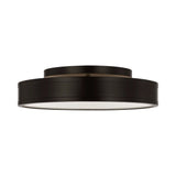 Merton Round LED Semi-Flush 16", Aged Iron