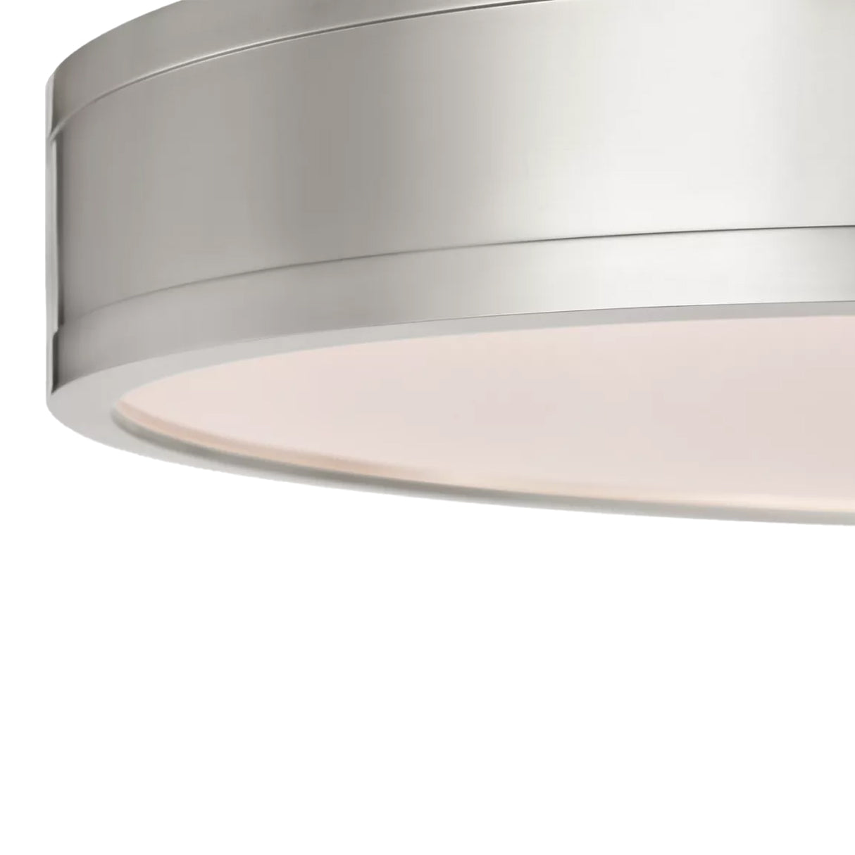 Merton Round LED Semi-Flush 16", Polished Nickel