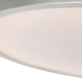Merton Round LED Semi-Flush 16", Polished Nickel