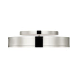 Merton Round LED Semi-Flush 16", Polished Nickel