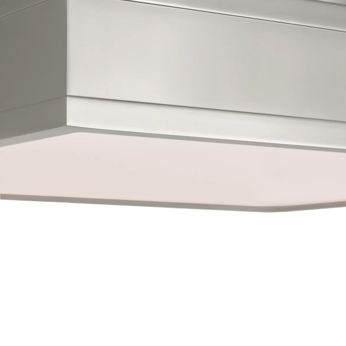 Merton Square LED Semi-Flush 16", Polished Nickel