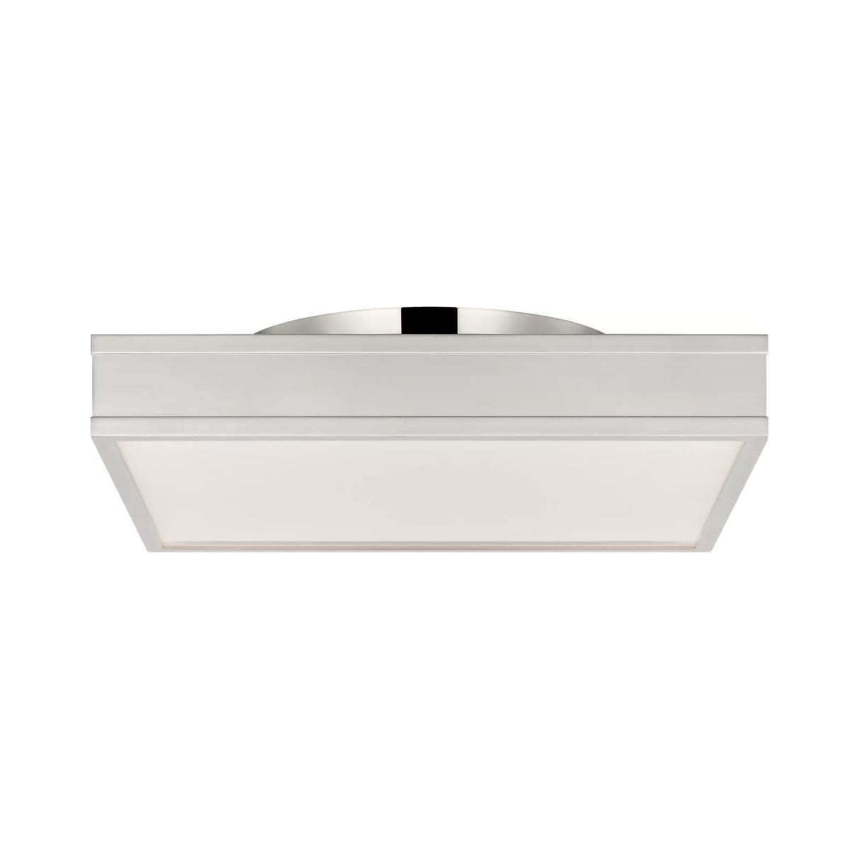 Merton Square LED Semi-Flush 16", Polished Nickel