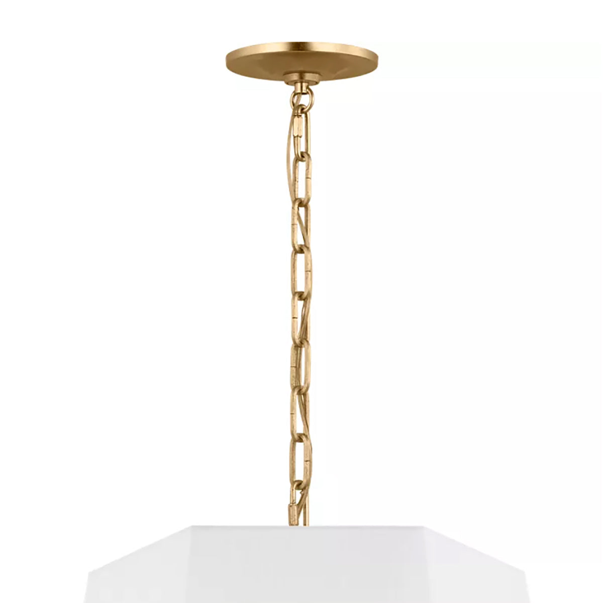 Bellara Large Pendant 20", Gilded Brass