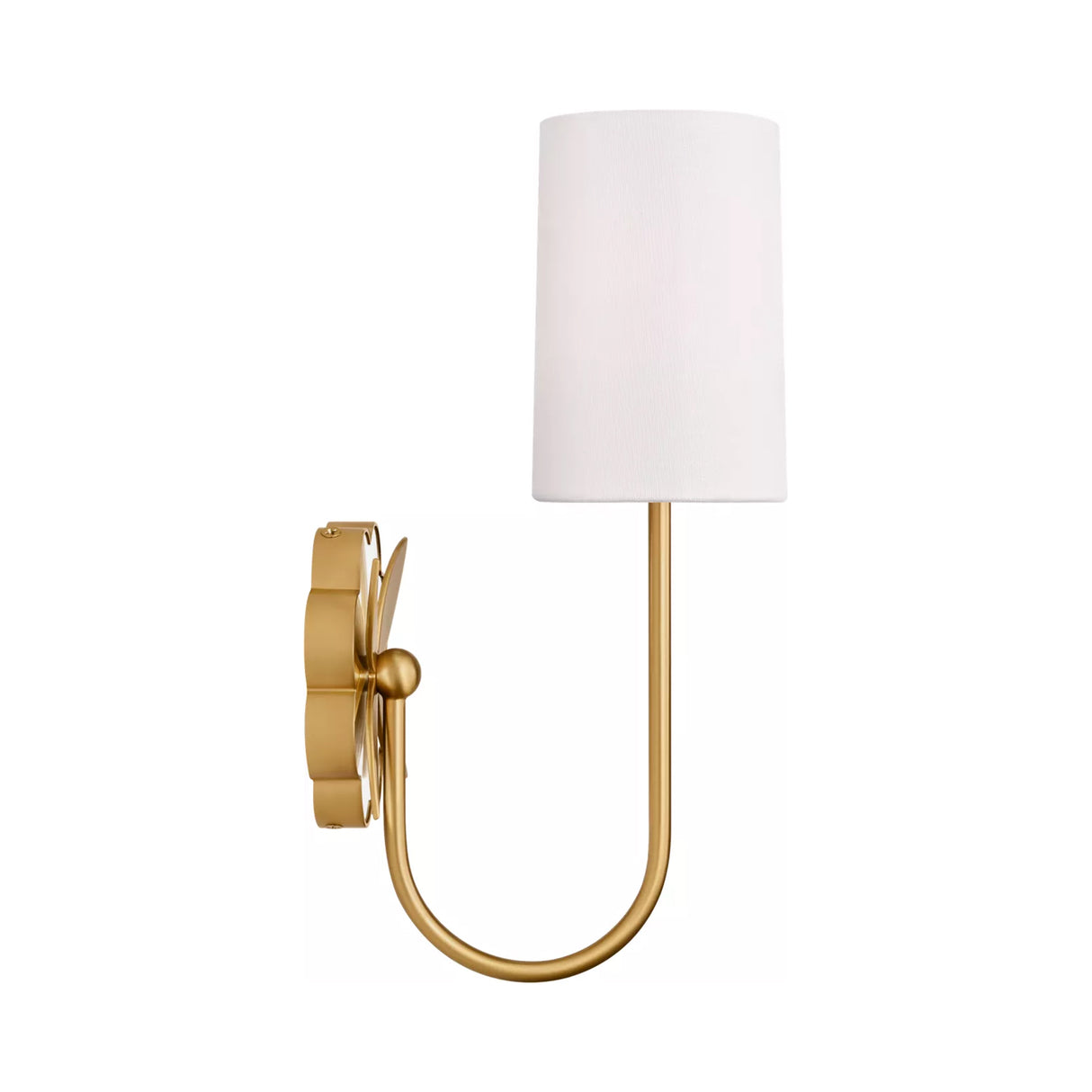 Ashby Wall Sconce 14", Modern Brass and Mirror Glass