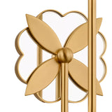 Ashby Wall Sconce 14", Modern Brass and Mirror Glass