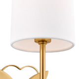 Ashby Wall Sconce 14", Modern Brass and Mirror Glass