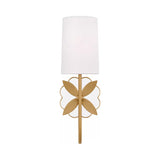 Ashby Wall Sconce 14", Modern Brass and Mirror Glass