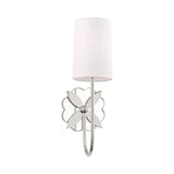 Ashby Wall Sconce 14", Polished Nickel and Mirror Glass