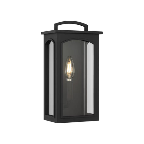 Barlow Outdoor Wall Light, Extra Small 12", Textured Black