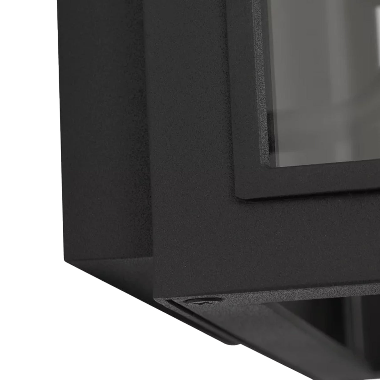 Barlow Outdoor Wall Light, Small 15", Textured Black