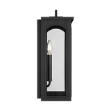 Barlow Outdoor Wall Light, Medium 19", Textured Black