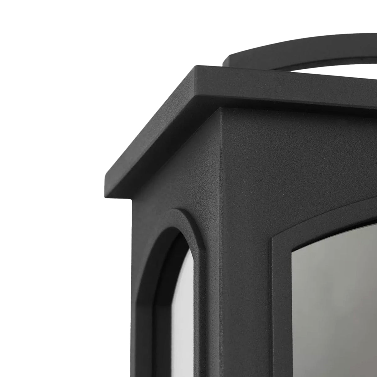 Barlow Outdoor Wall Light, Medium 19", Textured Black