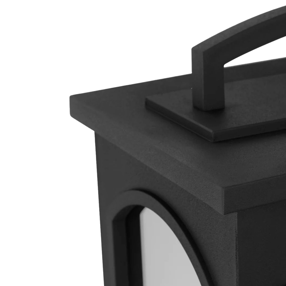 Barlow Outdoor Wall Light, Medium 19", Textured Black
