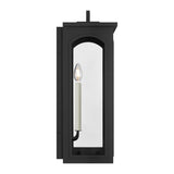 Barlow Outdoor Wall Light, Large 24", Textured Black