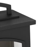 Barlow Outdoor Wall Light, Large 24", Textured Black