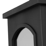 Barlow Outdoor Wall Light, Large 24", Textured Black