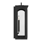Barlow Outdoor Wall Light, Large 24", Textured Black