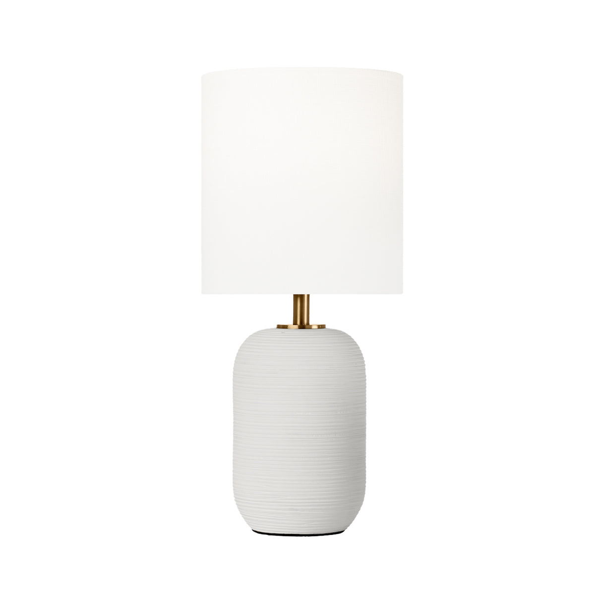 Nolette Small Table Lamp 14", Matte White
