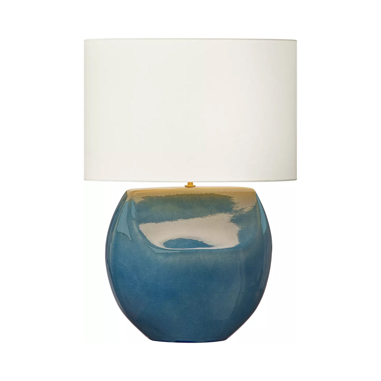 Tivola Table Lamp 27", Glossy Cerulean
